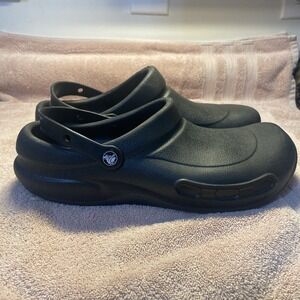Crocs Bistro Clogs Men's Size 12 Black Closed Toe Slip-resistant non marking